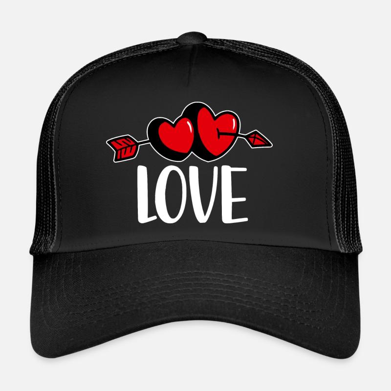 valentine day Love, amour, st valentin Casquette trucker 