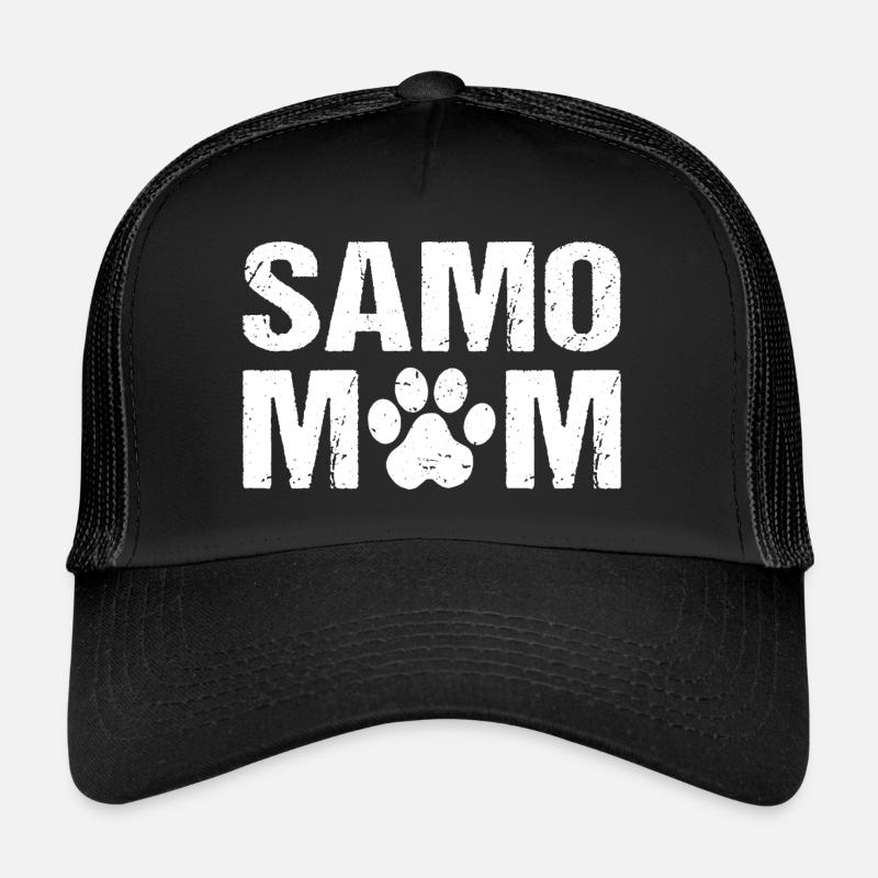 Samo Maman Samoyède Chiens Casquette trucker 