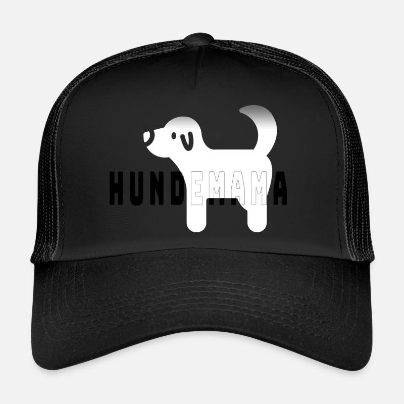 Hundemama - Trucker Cap - Schwarz/Schwarz
