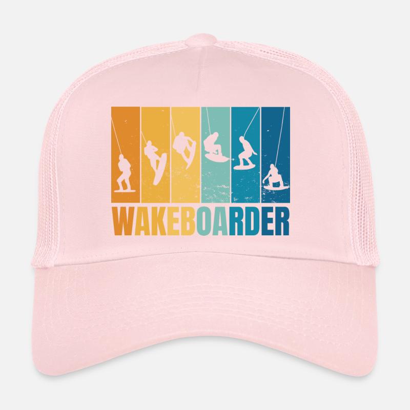 Silhouettes de wakeboard Casquette trucker 