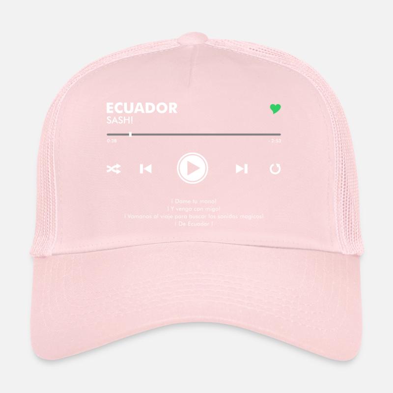 ECUADOR - Play Button & Lyrics Trucker Cap