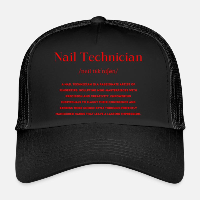 Nail Designer Definition Trucker Cap