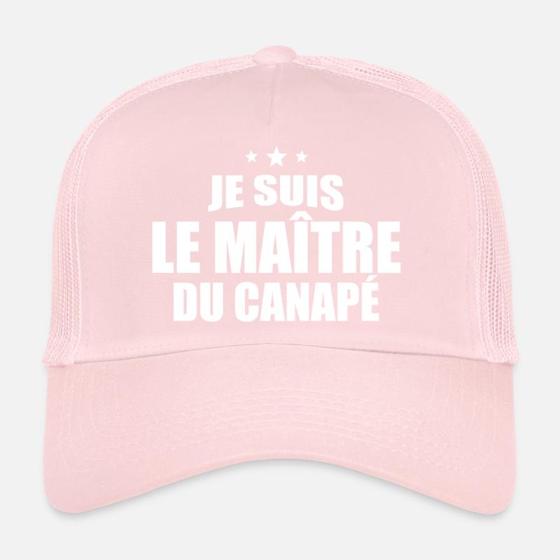 Je Suis Le Maître Du Canapé Casquette trucker 