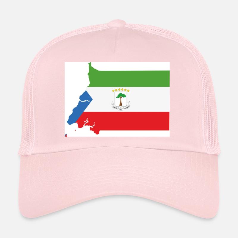 Flagge Äquatorialguinea, Map Trucker Cap