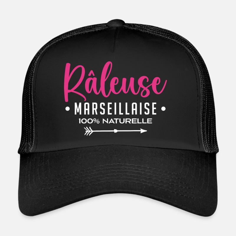 Râleuse Marseillaise 100% Naturelle Casquette trucker 