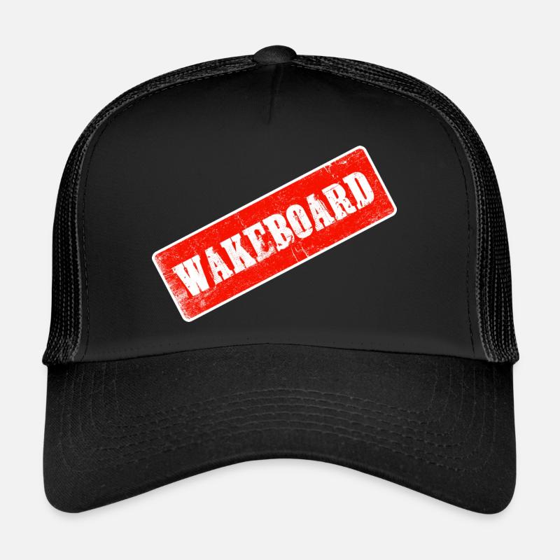 wakeboard wakeboarder wakestyle cable-wake Casquette trucker 