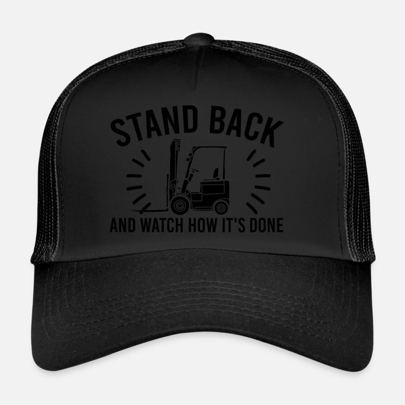 Certified Forklift Operator & Forklift Driver Trucker Cap