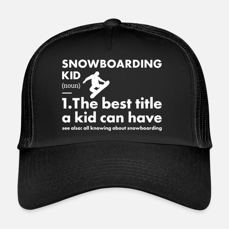 Sport Kid Snowboard Casquette trucker 