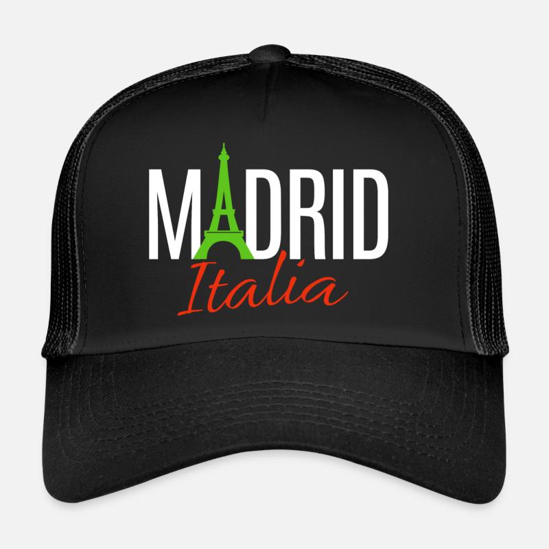 Egal ob Madrid oder Paris, Hauptsache Italien Trucker Cap