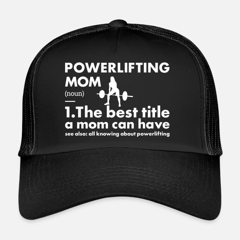 Sport Maman Powerlifting Casquette trucker 