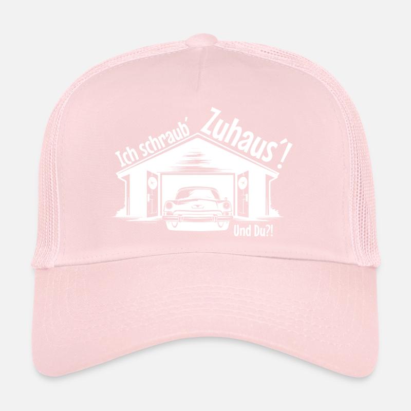 Oldtimer Mechanic Workshop Mechanics Garage Home Trucker Cap