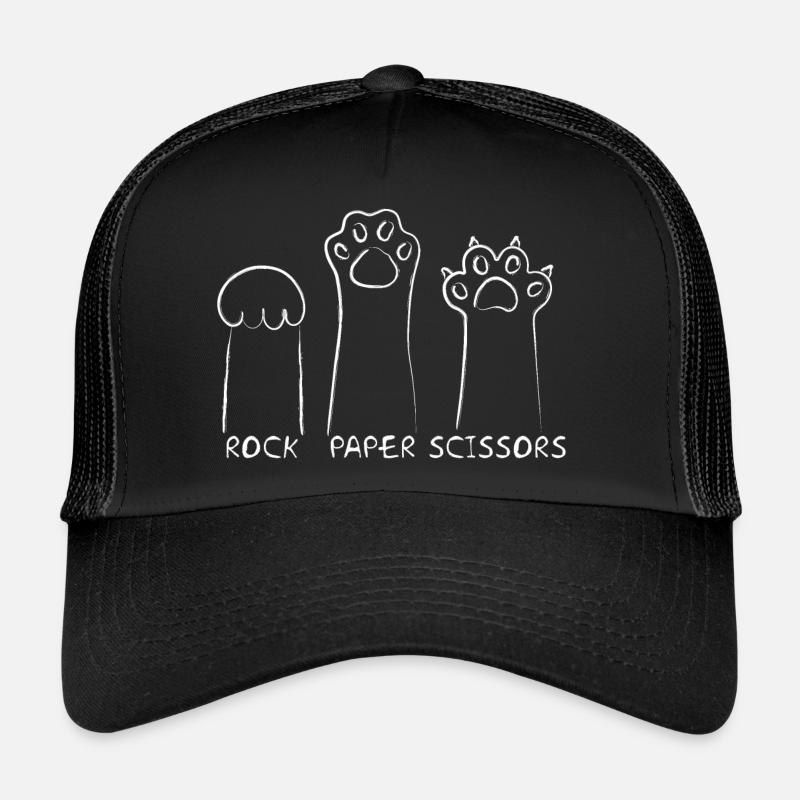 Ciseaux à papier de roche Casquette trucker 