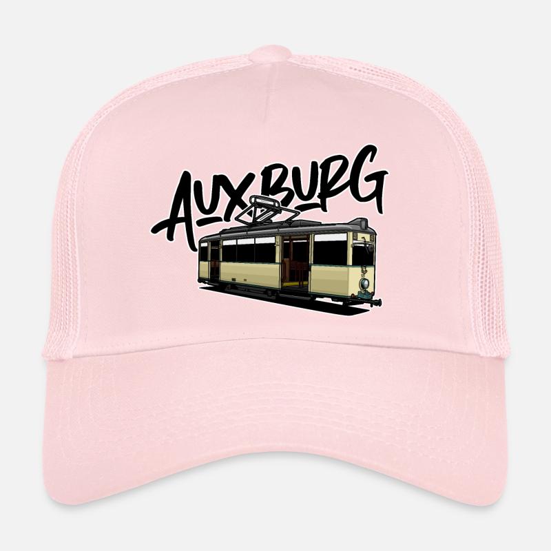 Augsbourg / Tram / Straßenbahn // Illustration Casquette trucker 