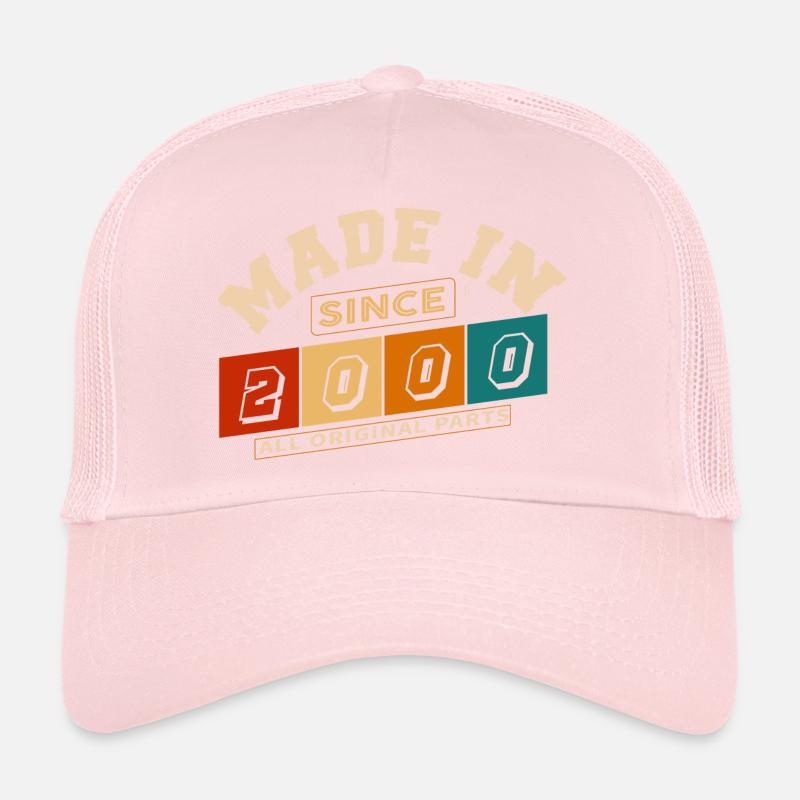 Made in 2000 anniversaire 24 ans Casquette trucker 
