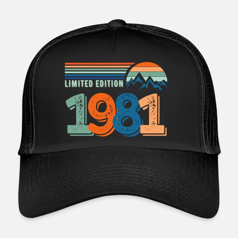 Limitierte Auflage 1981 Trucker Cap