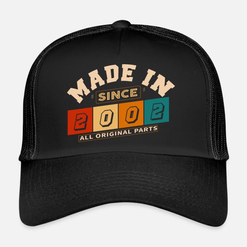 Made in 2002 anniversaire 22 ans Casquette trucker 