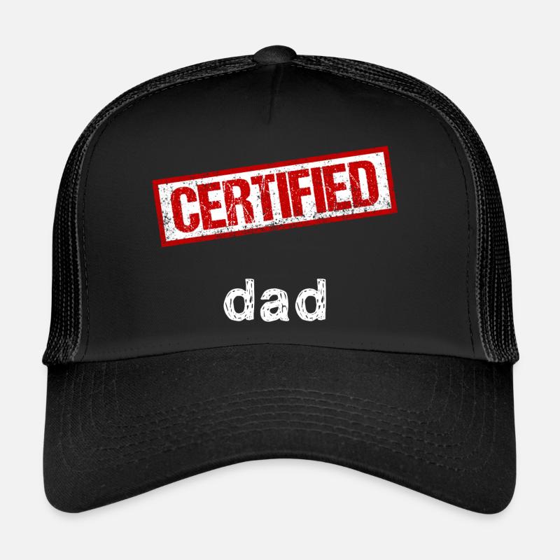 Papa - Trucker Cap - Schwarz/Schwarz