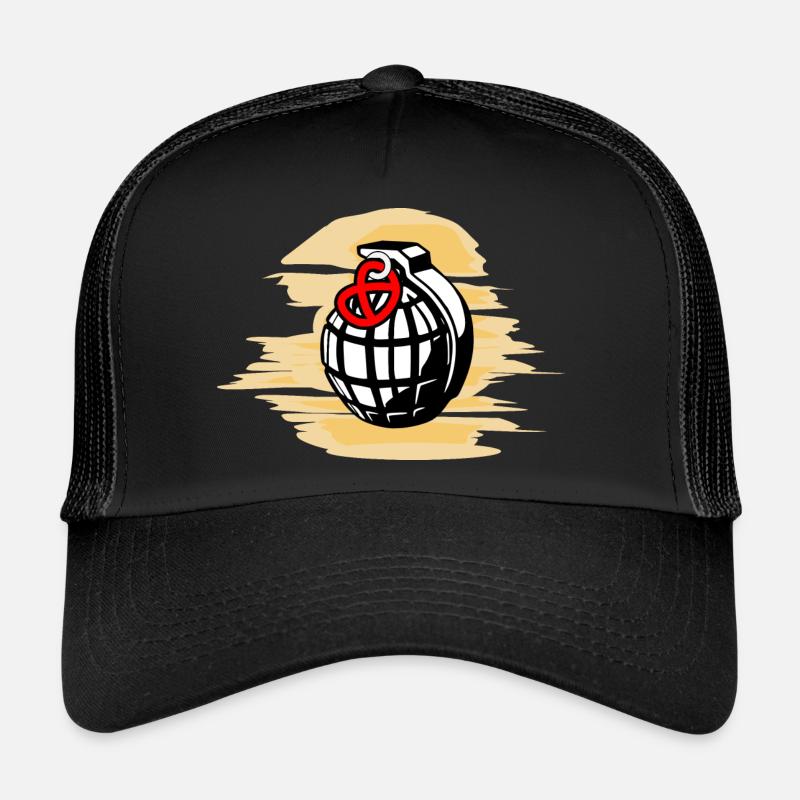 Pomegranate Pretzel Sun Trucker Cap