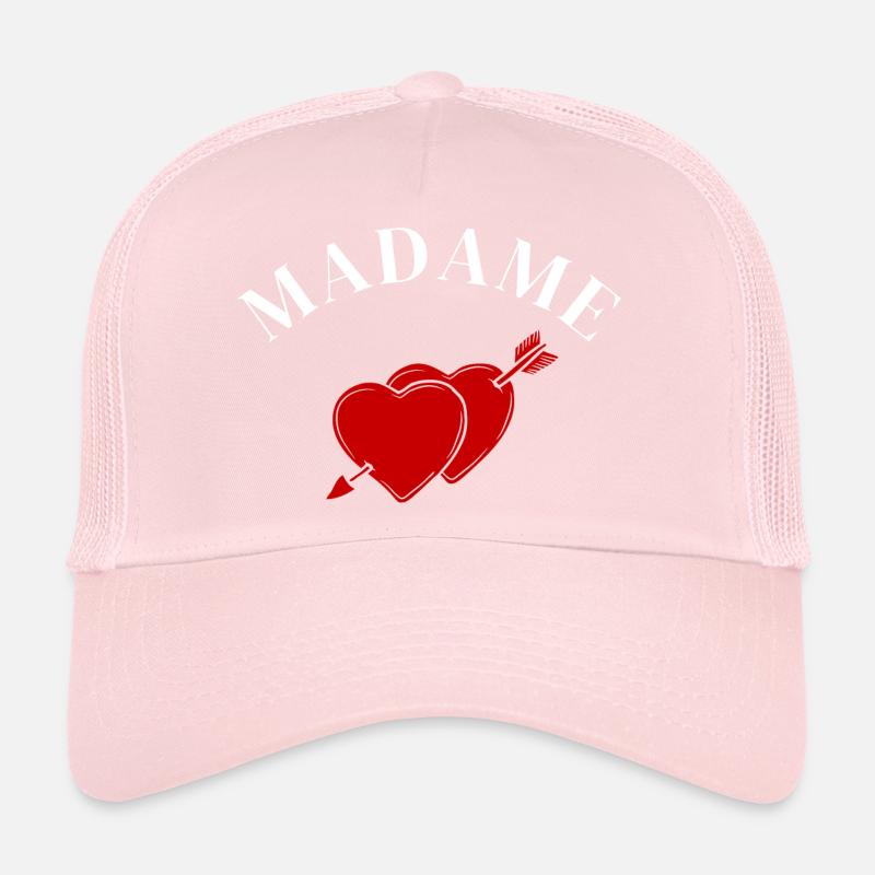 Madame cœur flèche - future mariée Casquette trucker 