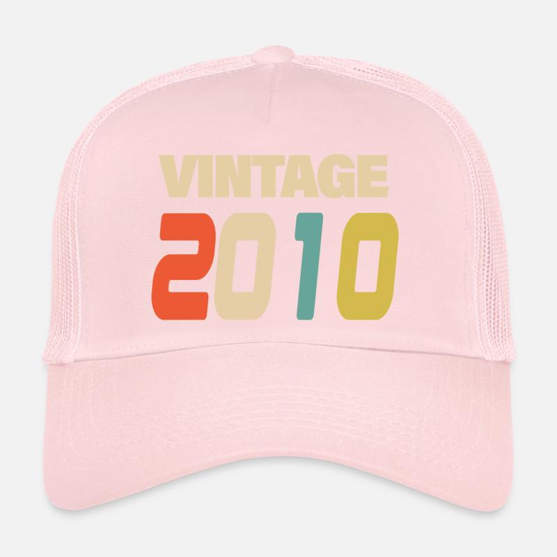 2010 Vintage Retro Classique 2010 Casquette trucker 