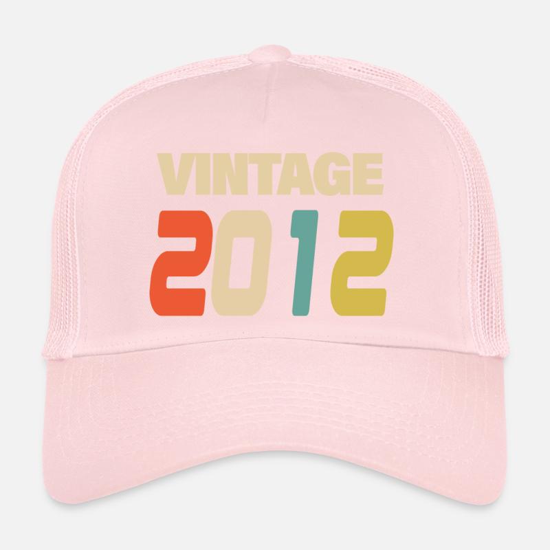 2012 Vintage Retro Classique 2012 Casquette trucker 