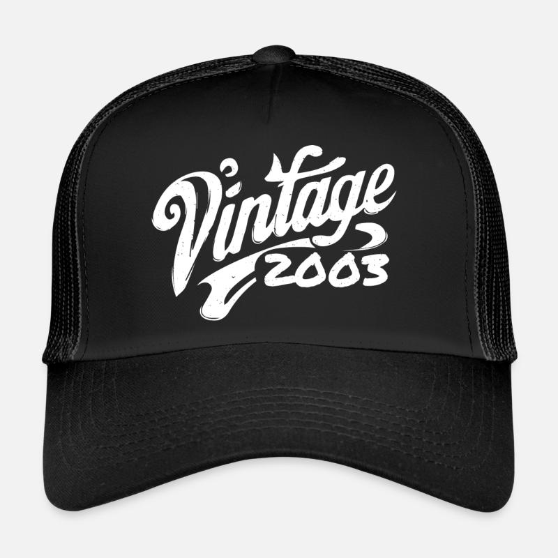 Millésime 2003 Millésime 2003 Anniversaire 2003 Rétro Casquette trucker 