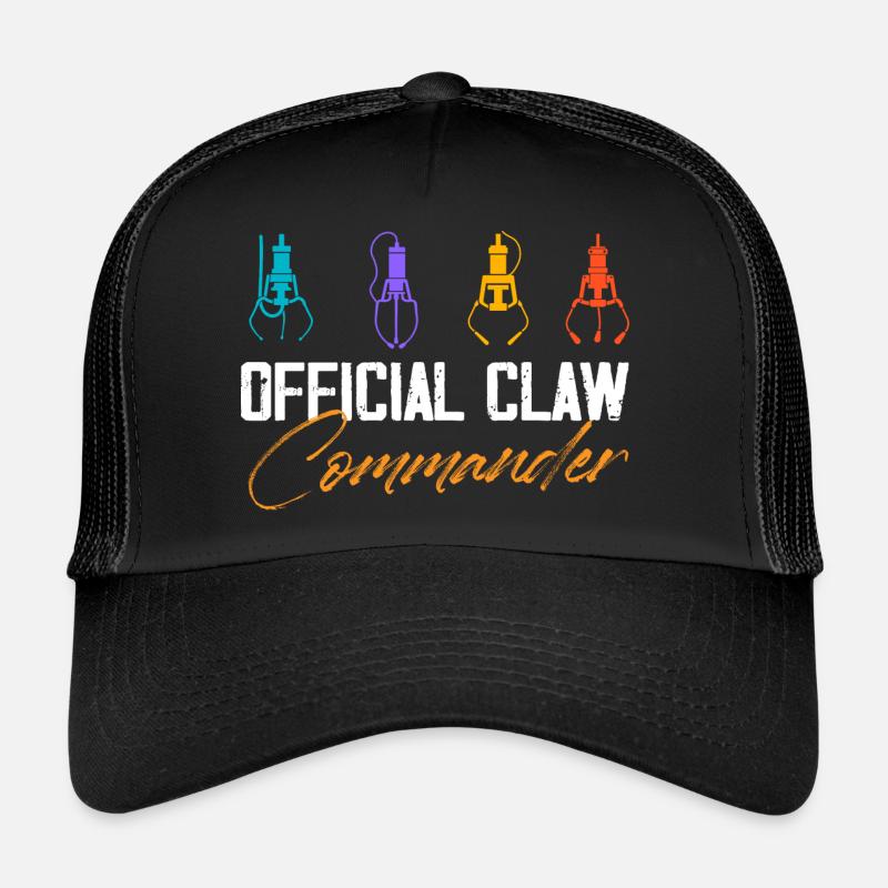 Grue d’arcade officielle Claw Commander Casquette trucker 
