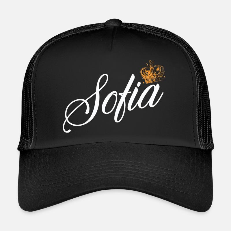 Sofia Custom Name for Women Kids Toddlers - Sofia Trucker Cap