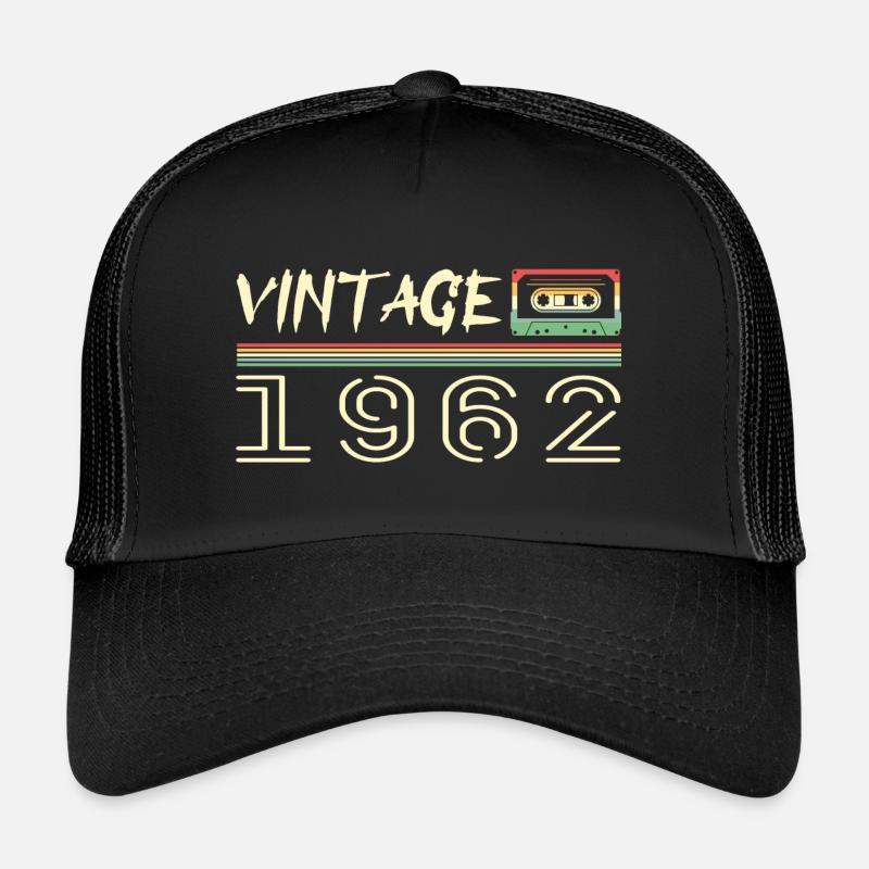 1962 Original 1962 Retro 1962 Geburtstagsgeschenk Trucker Cap