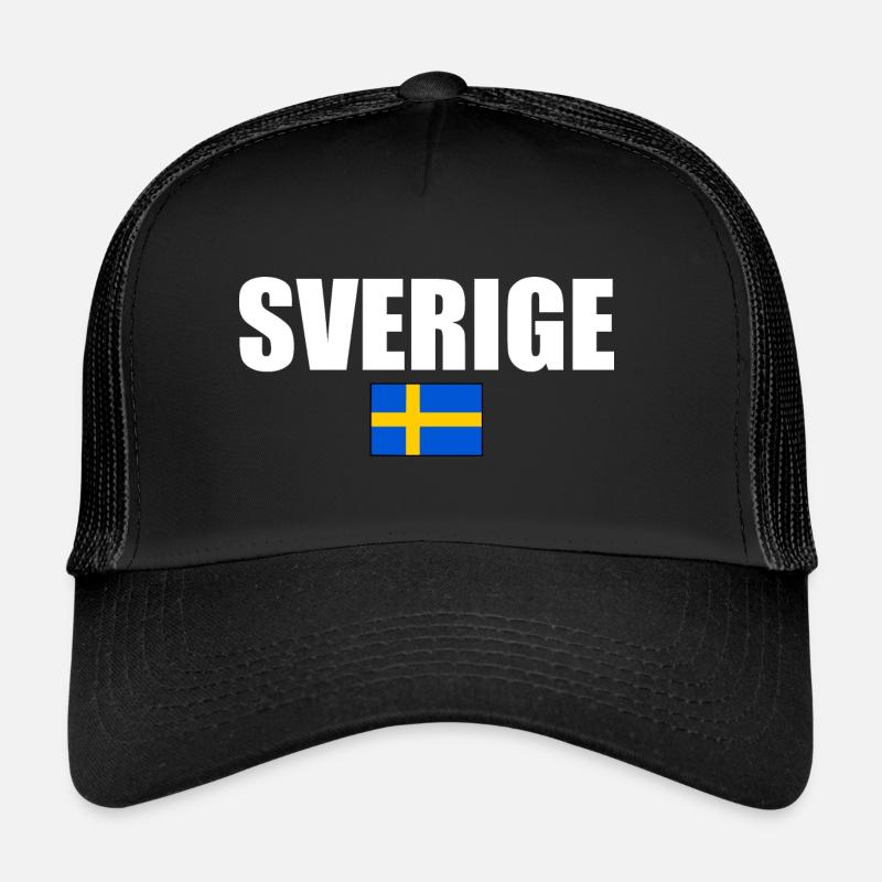 Sverige Casquette trucker 