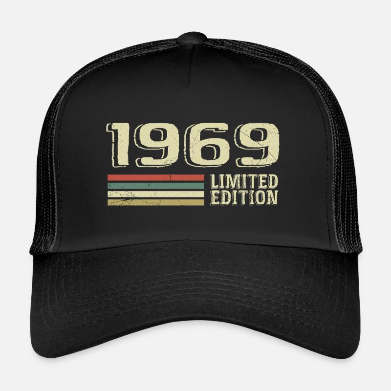 Born in 1969 Birthday 1969 Vintage 1969 Trucker Cap