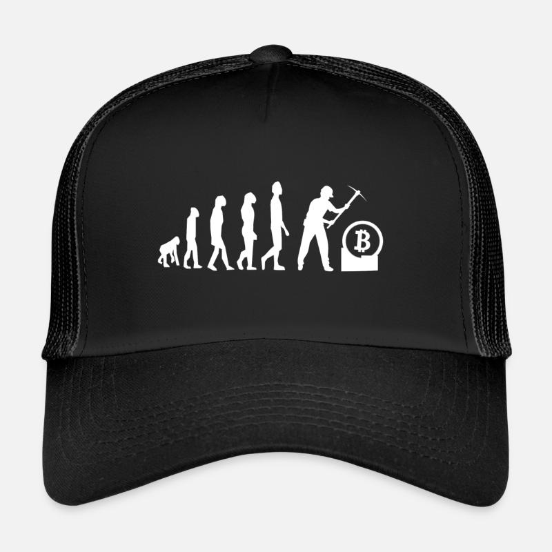 Évolution du mineur Bitcoin Casquette trucker 