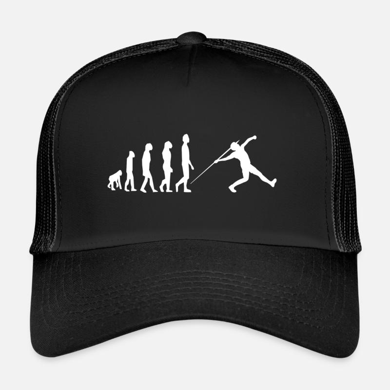 Javelin Javelin Javelin Throw Javelin Throw Evolution - Trucker Cap - black/black