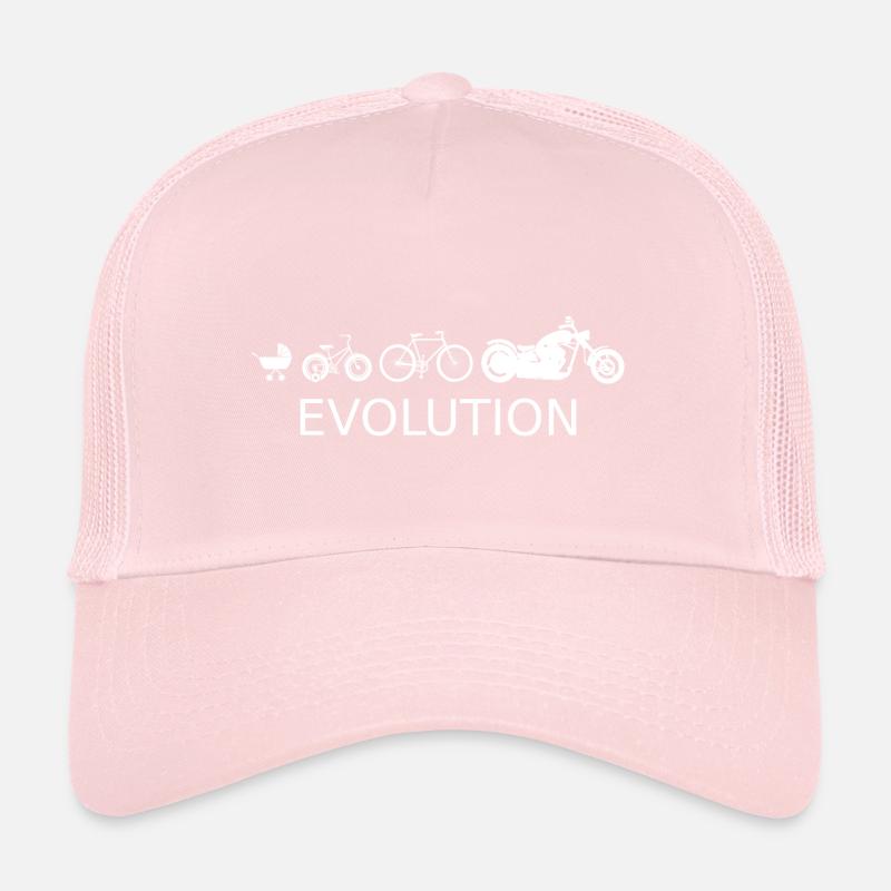 Motorcycle Motorcycle Bike Evolution Trucker Cap