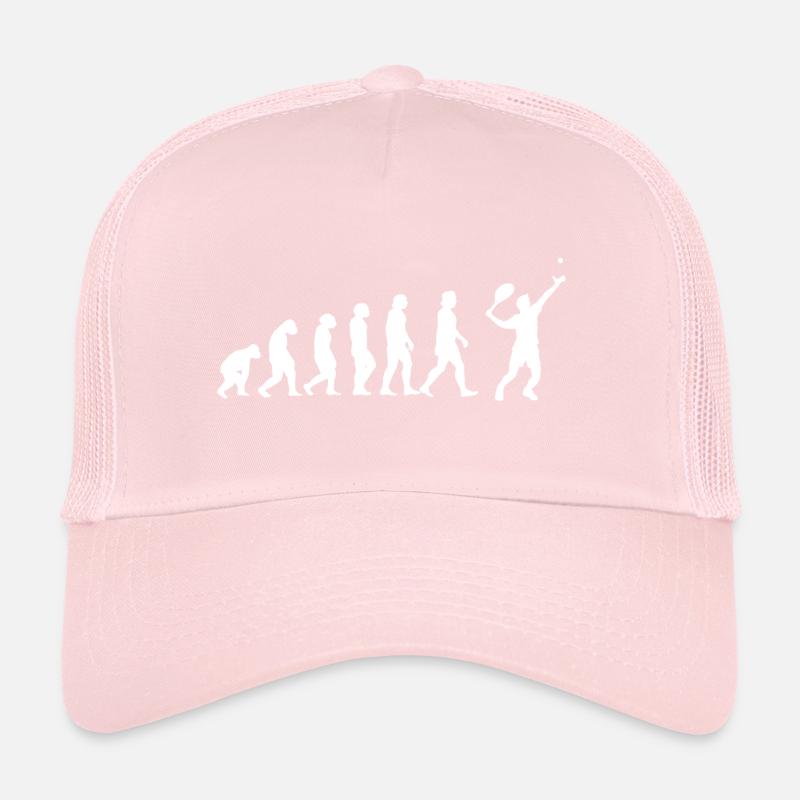 Tennis Evolution Tennis Player Lustig Trucker Cap
