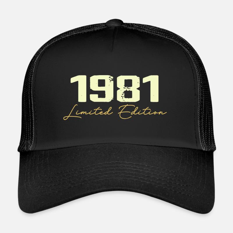 1981 Limitierte Auflage - 1981 Geburtstagsgeschenk Trucker Cap