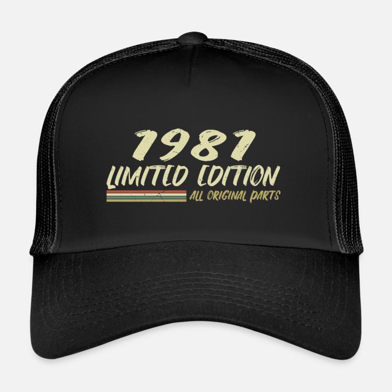 Cadeau D'anniversaire 1981 Idée Cadeau 1981 Casquette trucker 