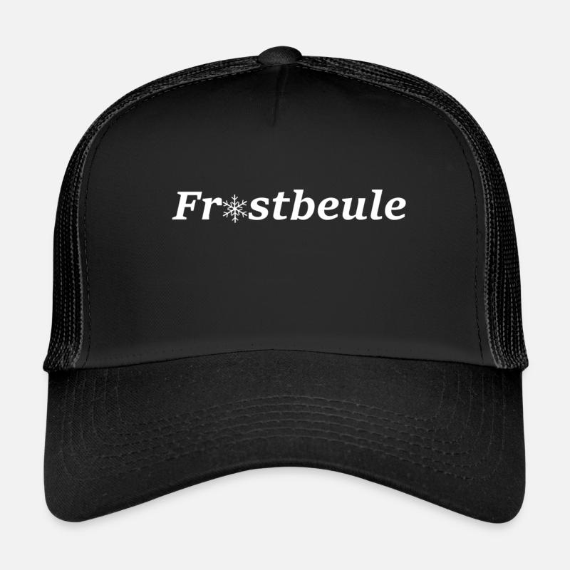 Frostbeule - Fr*stbeuel - Trucker Cap - Schwarz/Schwarz