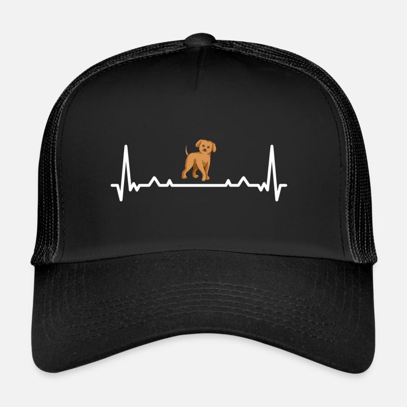 Caniche battant de cœur Casquette trucker 