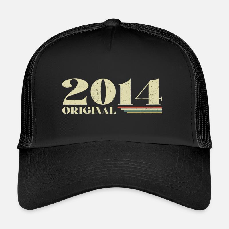 Original 2014 Jahrgang 2014 Retro Jubiläum 2014 Trucker Cap