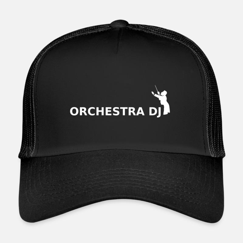 Dirigent Conductor Orchestra Dj - Trucker Cap - Schwarz/Schwarz