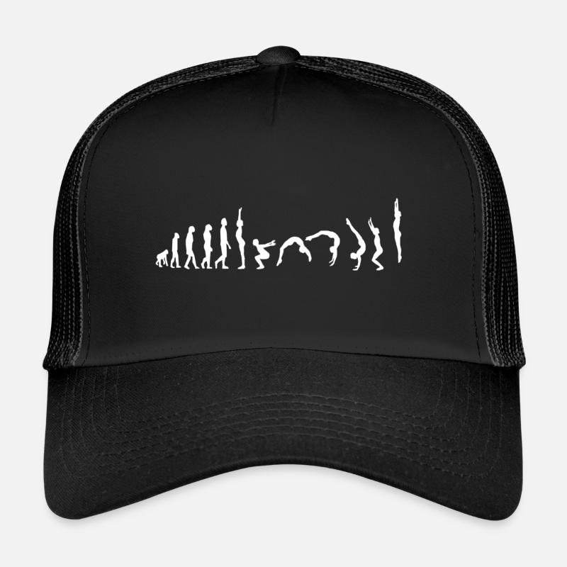 Gymnastics Evolution Turnen Turnerin Turner Flick Trucker Cap