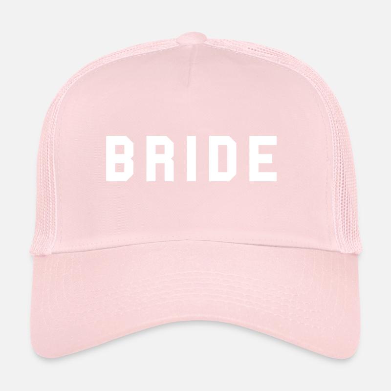 BRIDE College Design Blanc Casquette trucker 