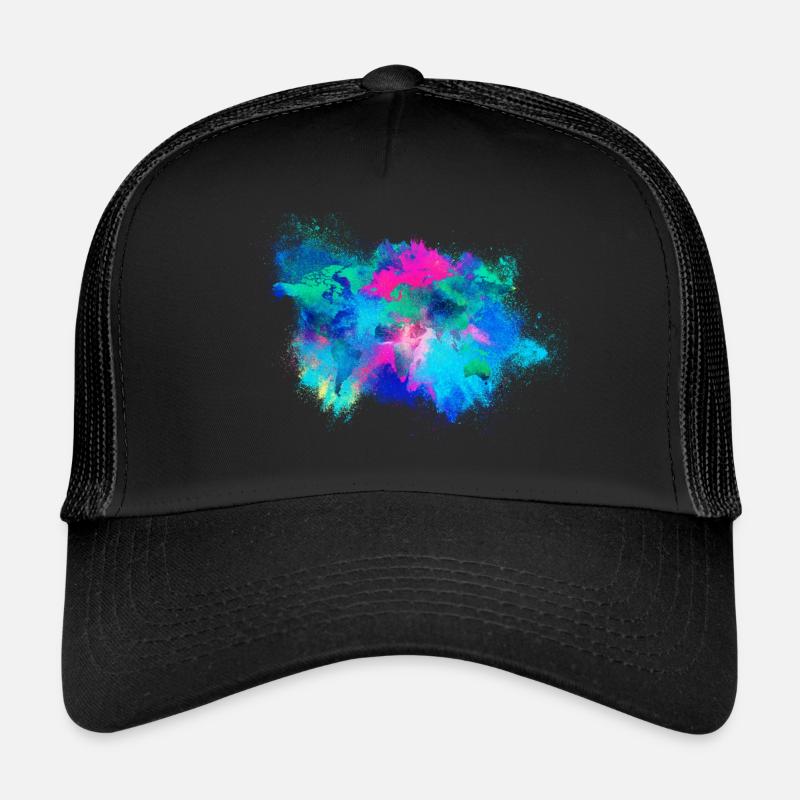 Bunte Weltkarte farbenfroh Trucker Cap