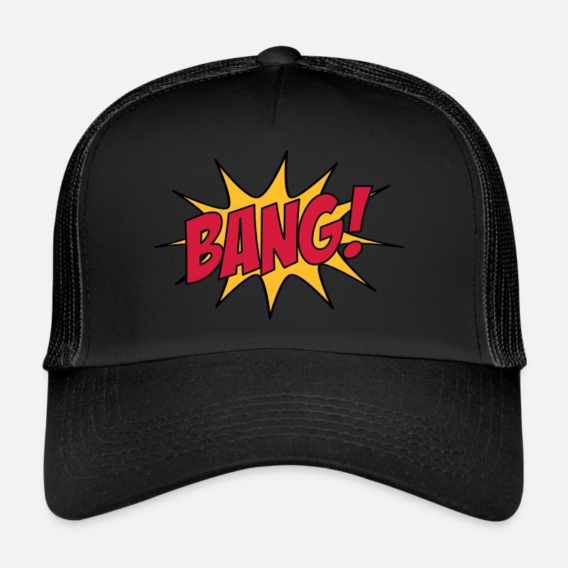 COUP! - Casquette trucker  - noir/noir
