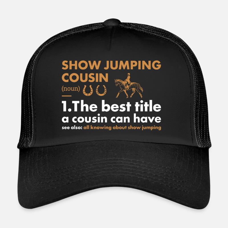 Cavalier Cousin Définition Saut d’obstacles Casquette trucker 