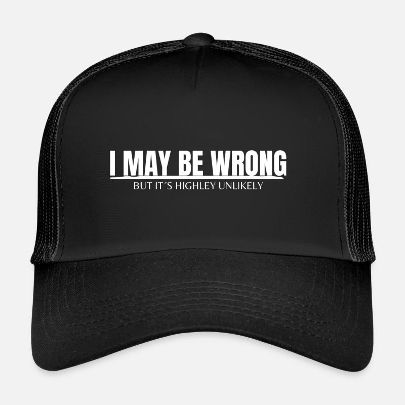 JE PEUX ME TROMPER Casquette trucker 