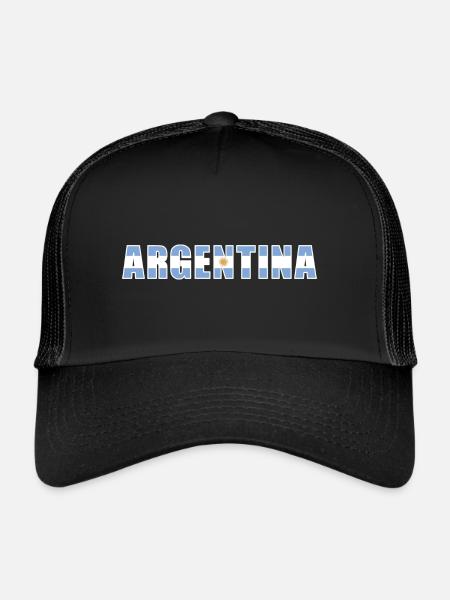 Argentina Rugby - Trucker Cap - black/black - Front