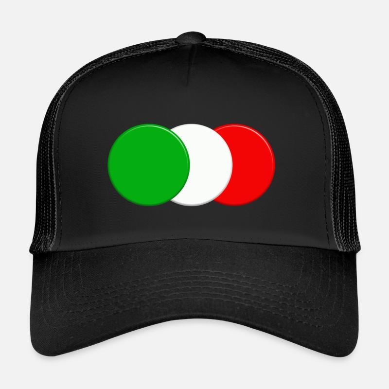 Drapeau italien Casquette trucker 