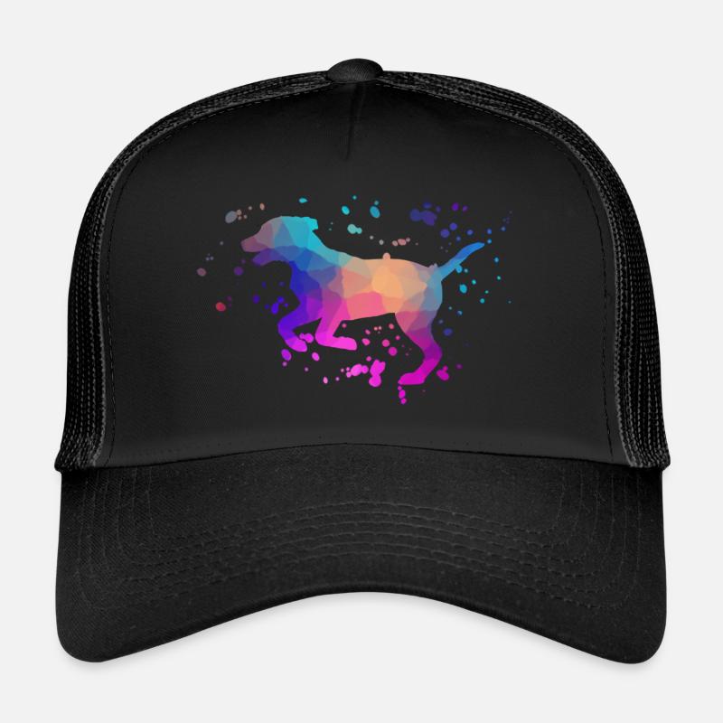 Hund Hündchen Haustier Farbe Trucker Cap